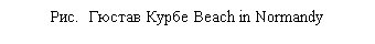 �������: ���.  ������ ����� Beach in Normandy